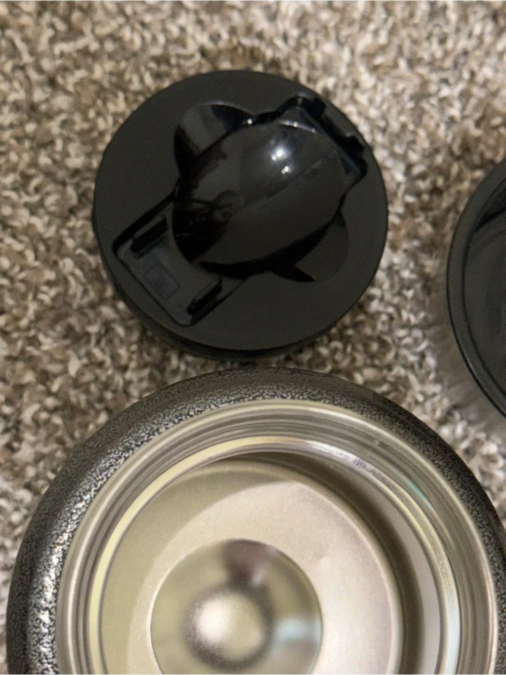 Thermos small dark grey thermal